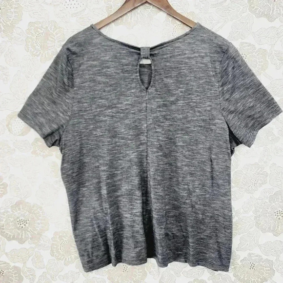 Talbots Women's Short Sleeve T Shirt Keyhole 3X - Picture 2 of 5
